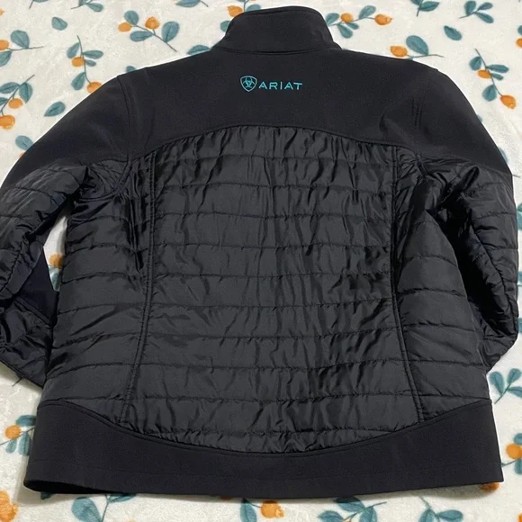 Ariat Women's Midnight Black Quilted Puffer Jacket - Picture 4 of 4